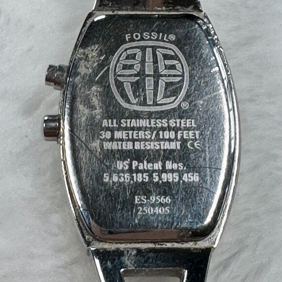 Vintage Fossil Animated  Flashing Heart Watch Big Tic ES-9566 Womens Quartz Y2K main image 13